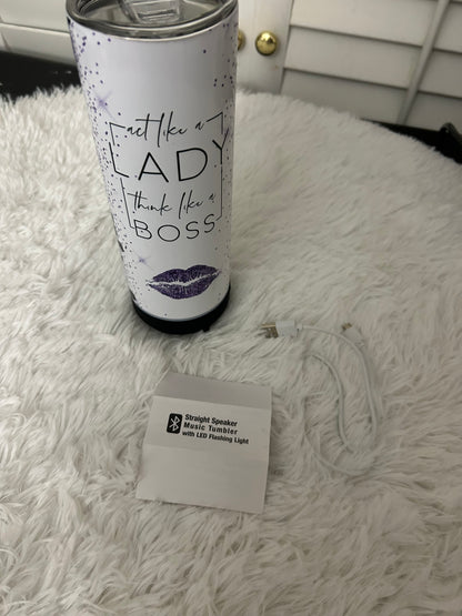 20 oz Bluetooth Sublimated Speaker Tumbler