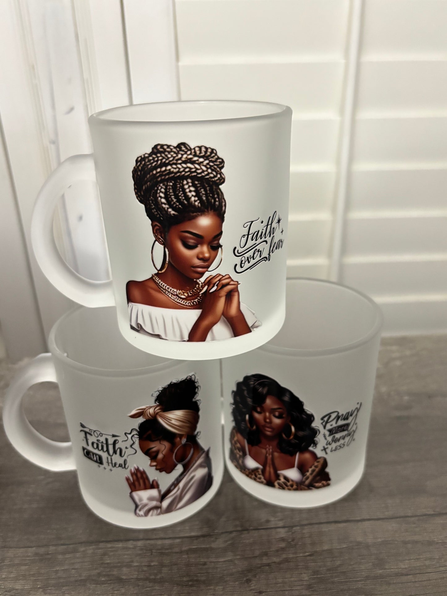 ￼Frosted 11 oz mug