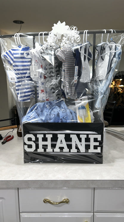 Customizable Baby Oneises & Bibs & Baby Boxes