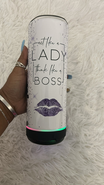 20 oz Bluetooth Sublimated Speaker Tumbler