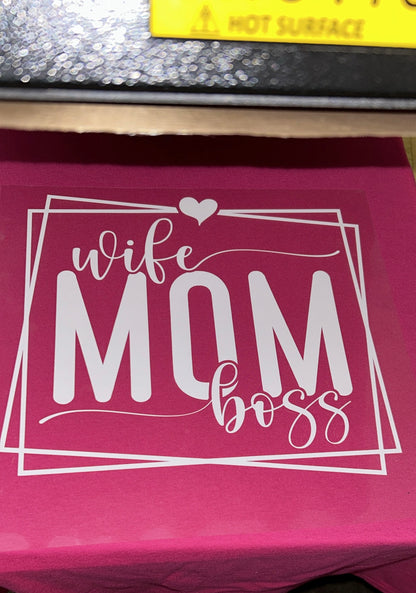 Short Sleeve T-Shirt Front and Back Vinyl