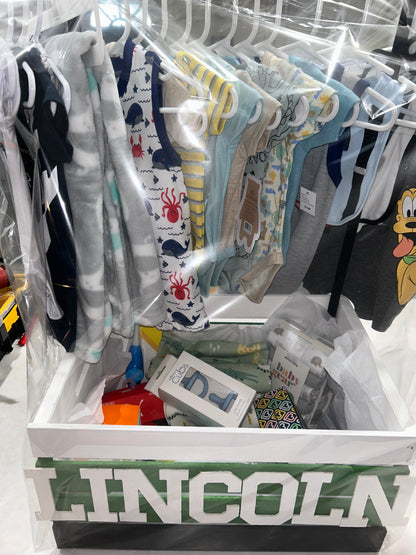 Customizable Baby Oneises & Bibs & Baby Boxes